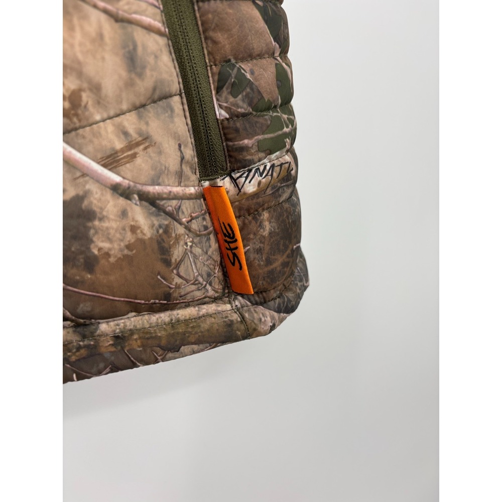 SHE Vest Womens S Green Camo Reversible Puffer Quilted Camouflage - Picture 3 of 12
